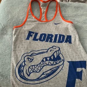 Womens Nike dry fit tank. UF gators. Barely worn.